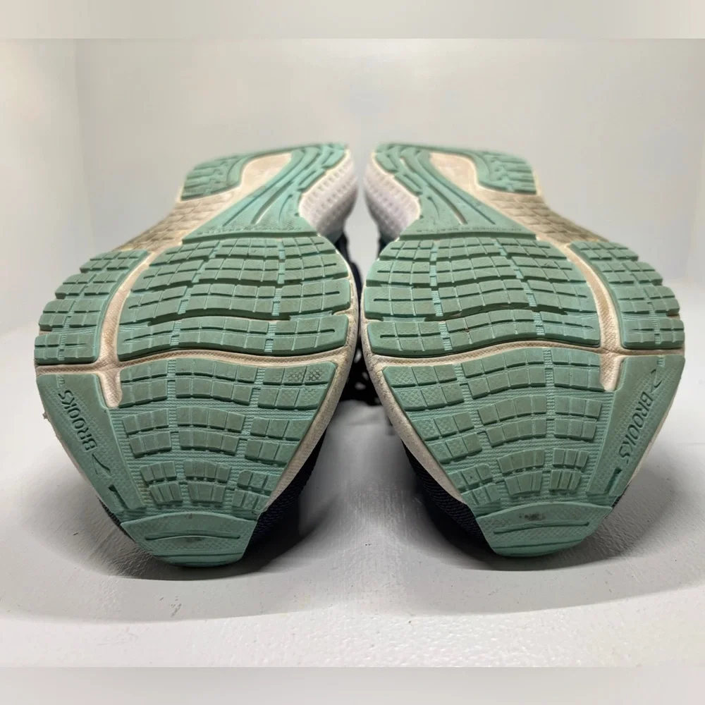 Brooks Glycerin 19 Running Shoes Gray Teal Athletic Sneakers Women’s  Size 8.5